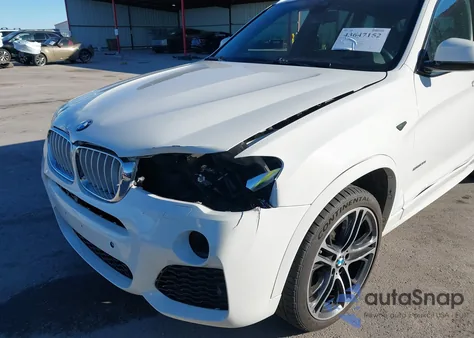 2017 BMW X3 Sdrive28I z USA, uszkodzony, nr VIN 5UXWZ7C34H0X41941